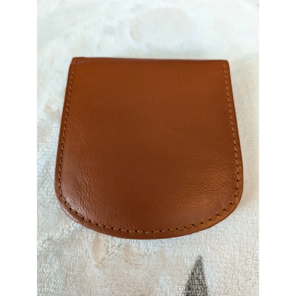 Vintage Genuine Leather Horseshoe Style Traveler's Wallet India KANE-M Snap